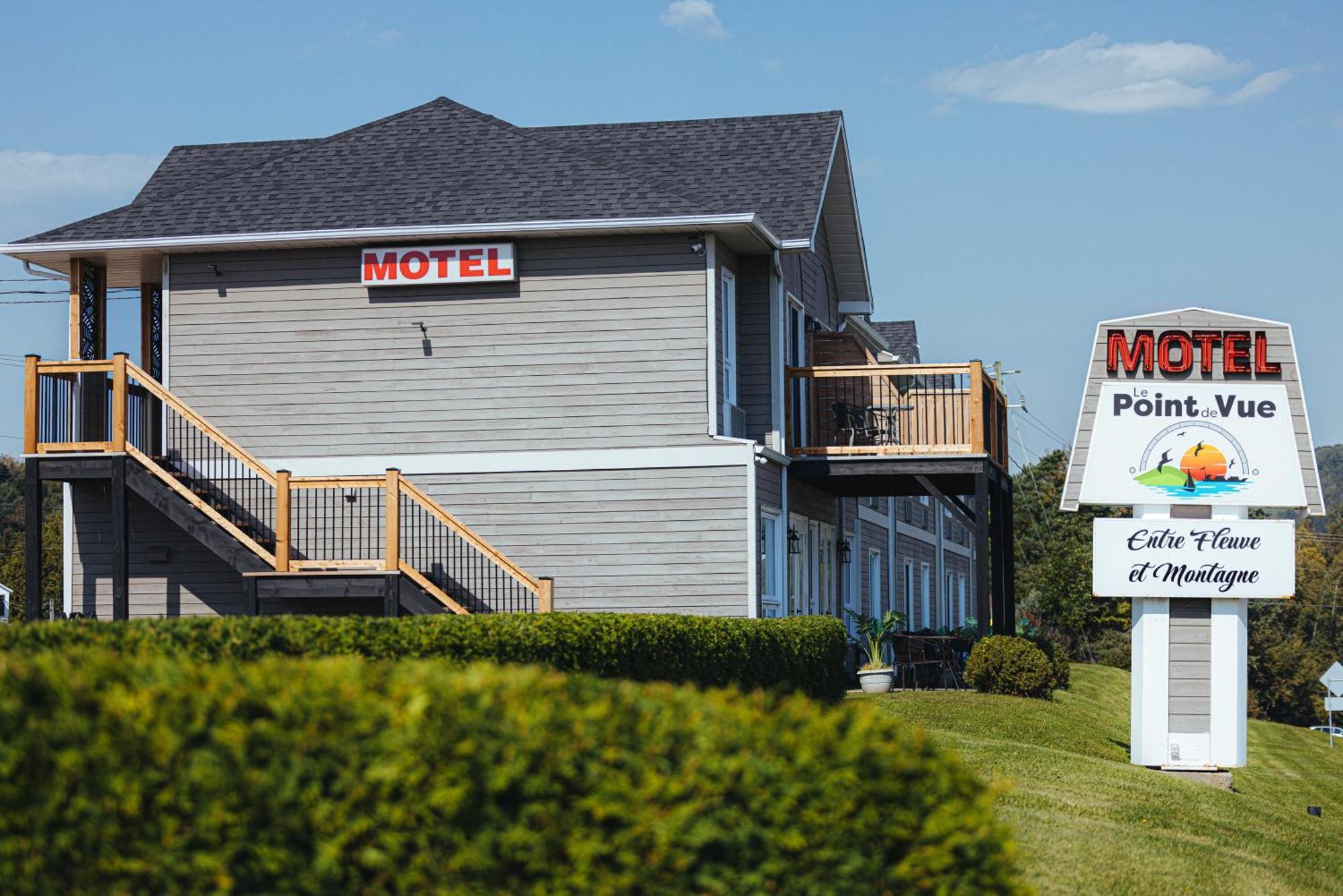 Motel Le Point De Vue La Malbaie Exterior foto